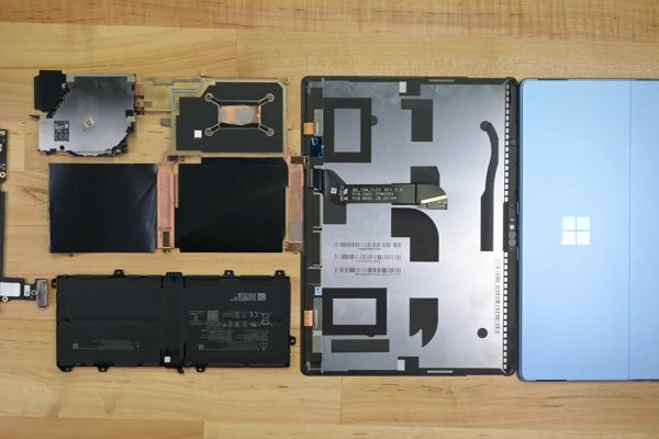 Dismantled Surface Pro 9