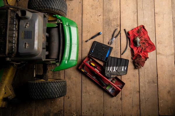 Tractor with tools